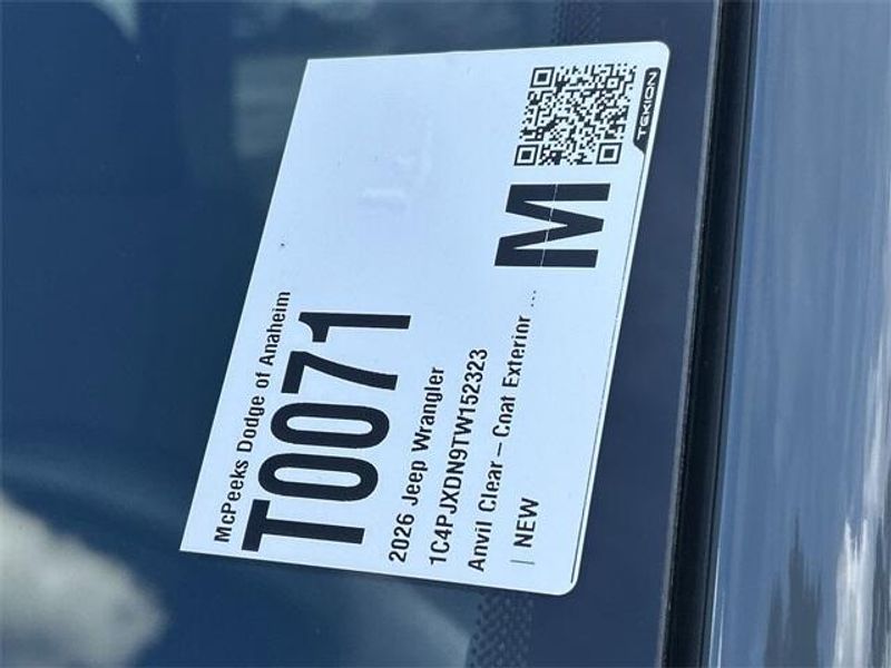 New 2026 Jeep Wrangler 4-door SportImage 23