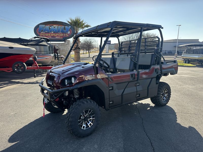 2025 Kawasaki MULE PROFXT 1000 LE RANCH EDITION METALLIC DEEP REDImage 1