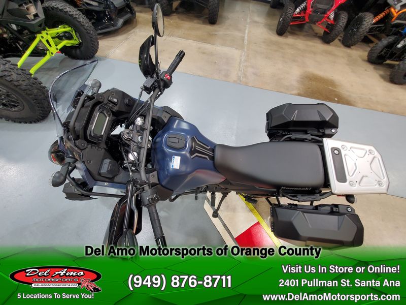 2024 Kawasaki KL650HRFAL-BU1  in a METALLIC MATTE TWILIGHT BLUE exterior color. Del Amo Motorsports of Orange County (949) 416-2102 delamomotorsports.com 