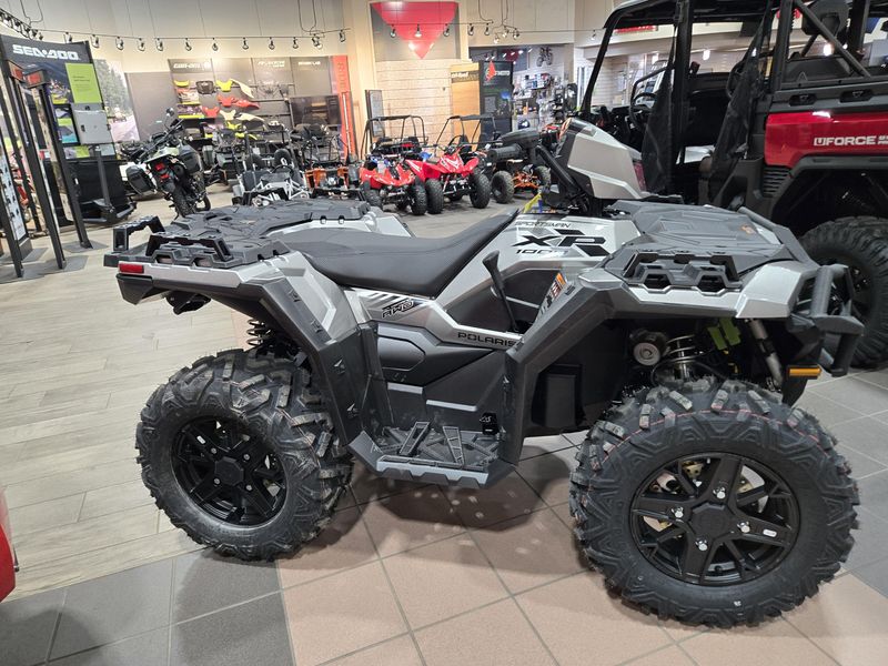 NEW 2026 POLARIS SPORTSMAN XP 1000 ULTIMATE  in a TURBO SILVER exterior color. Family PowerSports (877) 886-1997 familypowersports.com 