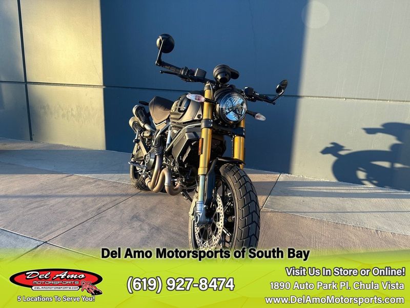 2023 Ducati SCRAMBLER 1100 SPORT PRO  in a MATT BLACK exterior color. Del Amo Motorsports of South Bay (619) 547-1937 delamomotorsports.com 