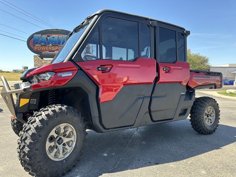 2025 Can-Am DEFENDER MAX LIMITED CAB HD10 FIERY RED Image 7