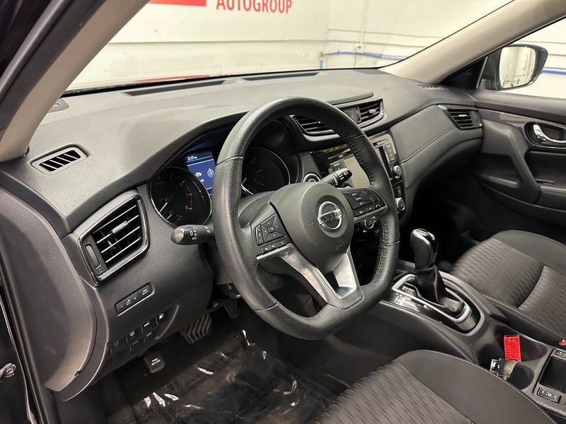 2020 Nissan Rogue SV in a Magnetic Black Pearl exterior color and Charcoalinterior. Marina Auto Group (855) 564-8688 marinaautogroup.com 