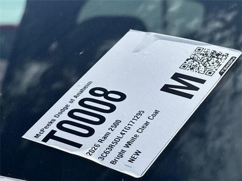 New 2026 RAM 2500 Big Horn Crew Cab 4x4 6