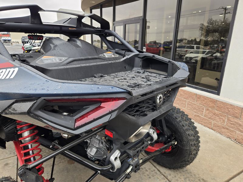 2025 Can-Am MAVERICK R X RS 999T DCT DUSTY NAVY AND LEGION REDImage 12