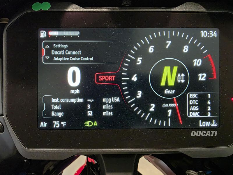 New 2025 Ducati Multistrada V4 S Travel  Radar 