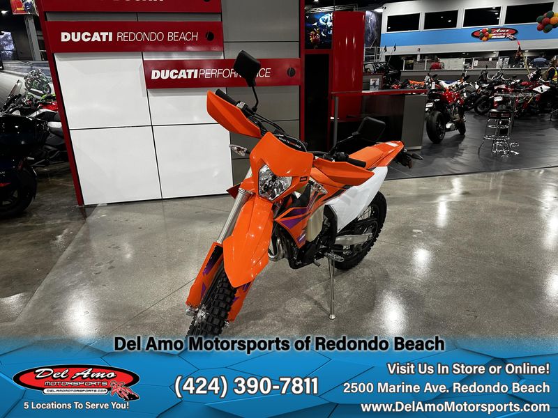 2024 KTM 350 EXC-F  in a ORANGE exterior color. Del Amo Motorsports of Redondo Beach (424) 304-1660 delamomotorsports.com 