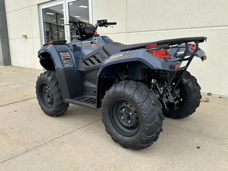 2025 Kawasaki Brute Force 450 4x4 in a Grayish Blue exterior color. Cross Country Powersports 732-491-2900 crosscountrypowersports.com 