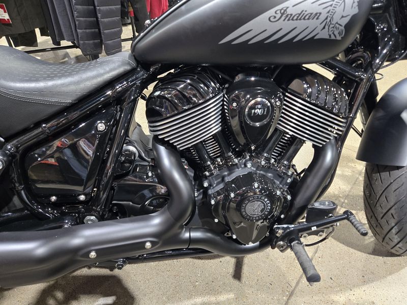 New 2025 Indian Motorcycle CHIEF BOBBER DARK HORSE BLACK SMOKE Image 13