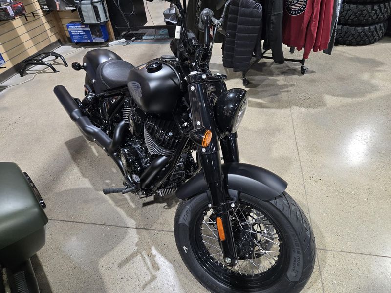 New 2025 Indian Motorcycle CHIEF BOBBER DARK HORSE BLACK SMOKE Image 2