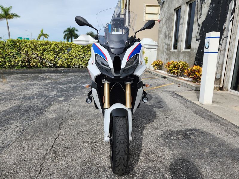 2021 BMW S 1000 XR  in a LIGHT WHITE RACING BLUE R exterior color. BMW Motorcycles of Miami 786-845-0052 motorcyclesofmiami.com 