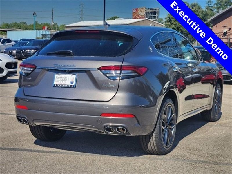 2024 Maserati Levante GT in a Grey exterior color and Black/Redinterior. Northside Imports Houston 281-475-4549 northsideimportshouston.com 