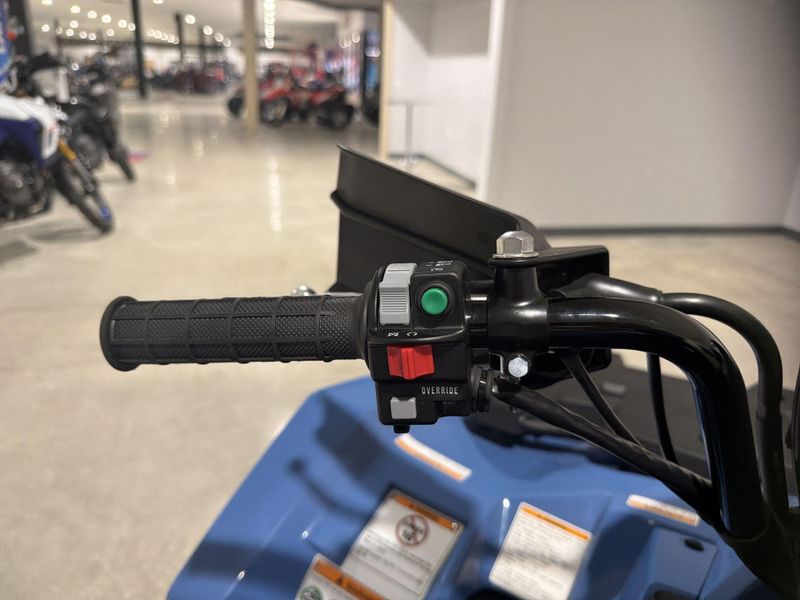 New 2025 Suzuki KINGQUAD 500 AXI POWER STEERING SE  in a BLUE exterior color. Victorville Del Amo Motorsports 760-241-7387 delamomotorsportsofvictorville.com 