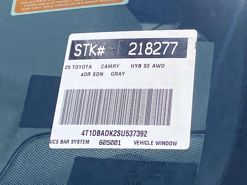 New 2025 Toyota Camry SEImage 20