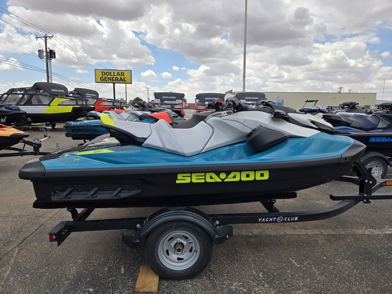 2025 SEADOO GTI SE 130 WITH SOUND SYSTEM IDF TEAL BLUE AND MANTA GREEN Image 2