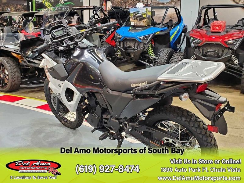 2024 Kawasaki KL650MRFNL-RD1  in a FIRECRACKER RED/METALLIC CARBON GRAY exterior color. Del Amo Motorsports of South Bay (619) 547-1937 delamomotorsports.com 