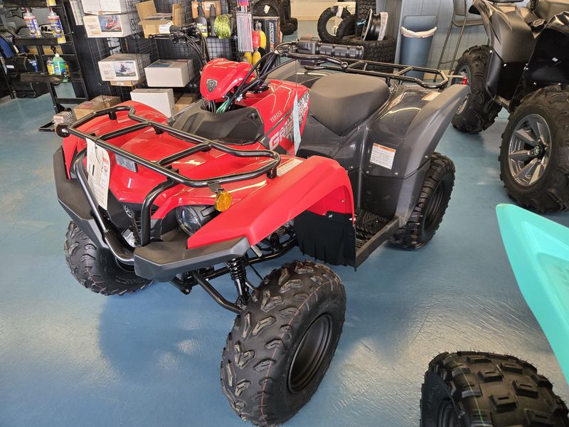 2025 Yamaha GRIZZLY 110 GREY METALLIC AND RED Image 2