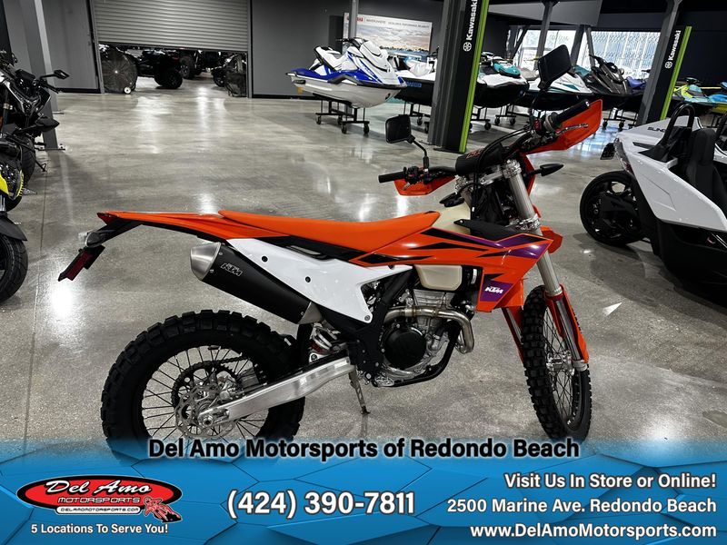 2024 KTM 350 EXC-F  in a ORANGE exterior color. Del Amo Motorsports of Redondo Beach (424) 304-1660 delamomotorsports.com 