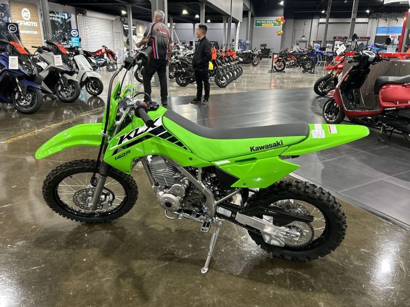 2025 Kawasaki KLX 140R  in a LIME GREEN exterior color. Del Amo Motorsports of Redondo Beach (424) 390-7811 delamomotorsports.com 