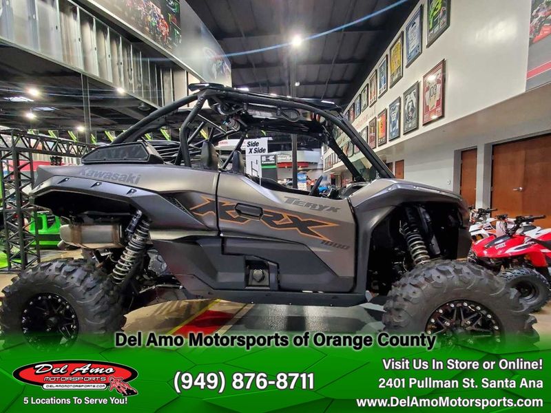 2023 Kawasaki KRF1000CPFNL  in a METALLIC FLAT RAW GRAYSTONE exterior color. Del Amo Motorsports of Orange County (949) 416-2102 delamomotorsports.com 