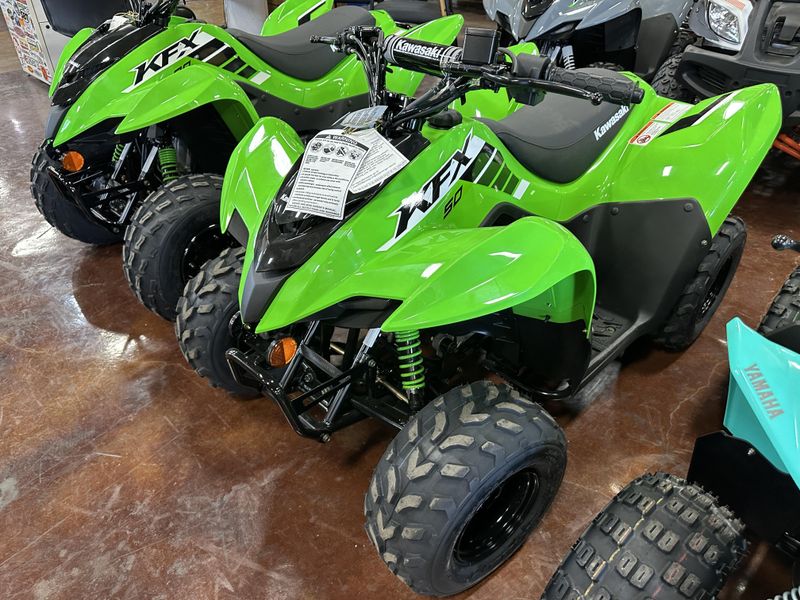 2025 Kawasaki KFX 50 LIME GREENImage 2