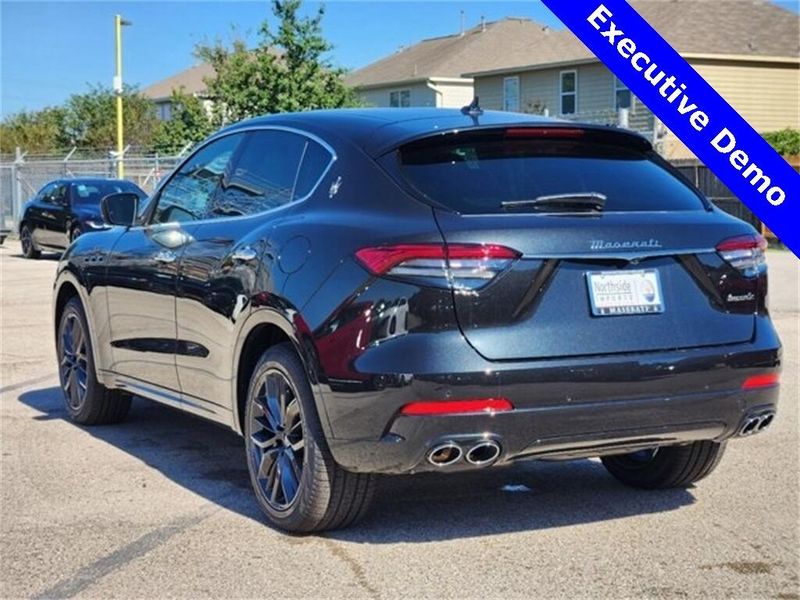 2024 Maserati Levante GT in a Black exterior color and Black/Redinterior. Northside Imports Houston 281-475-4549 northsideimportshouston.com 