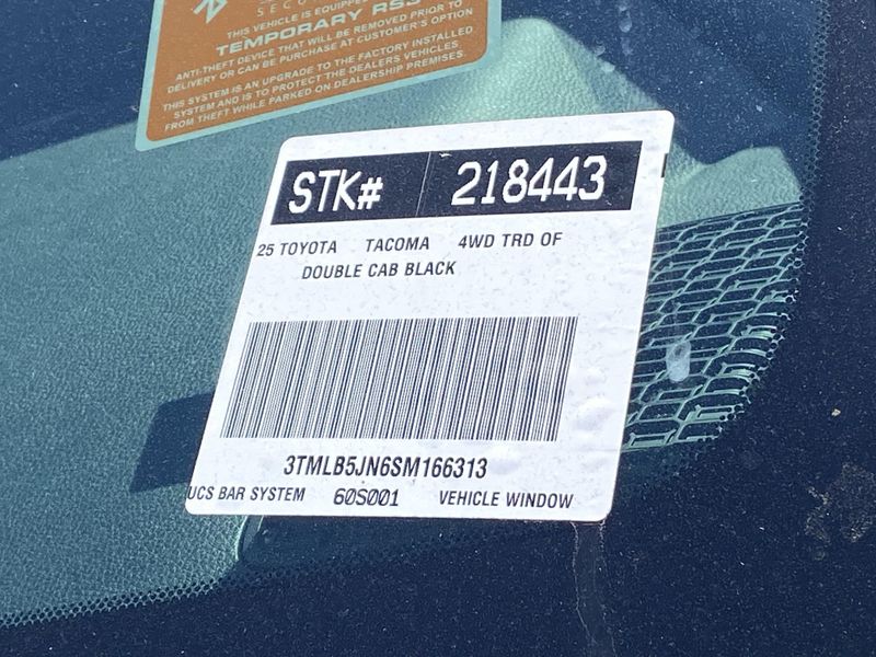 New 2025 Toyota Tacoma TRD Off RoadImage 21