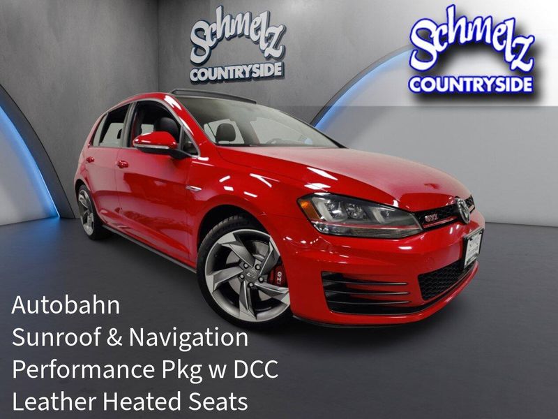 Used 2017 Volkswagen Golf GTI Autobahn w/Performance Pkg/DCC/SunroofImage 1