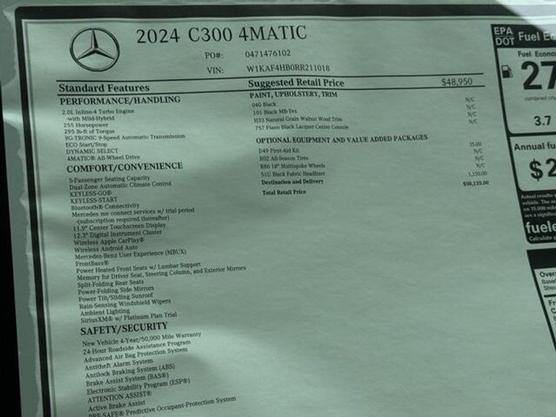 2024 Mercedes-Benz C-Class C 300Image 21