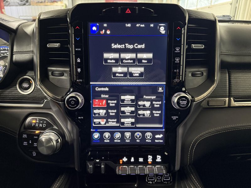 Used 2020 RAM 1500 Limited in a Ivory White Tri Coat Pearl Coat exterior color and Blackinterior. Thys Motor Company 319-318-6640 thysmotorco.com 