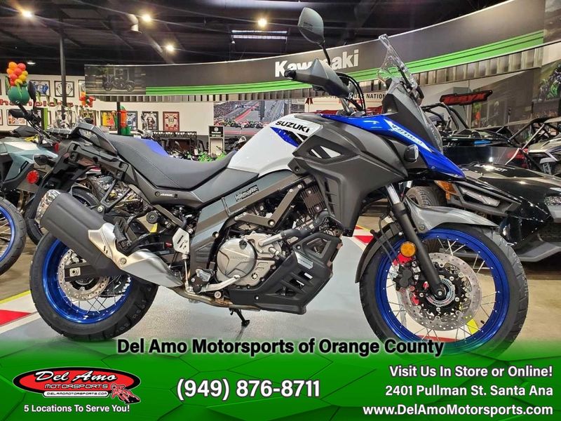 2024 Suzuki DL650XAAM4  in a BLUE/WHITE exterior color. Del Amo Motorsports of Orange County (949) 416-2102 delamomotorsports.com 