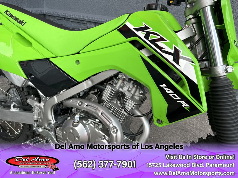 2024 Kawasaki KLX140BRFNN-GN1  in a LIME GREEN exterior color. Del Amo Motorsports of Los Angeles (562) 262-9181 delamomotorsports.com 