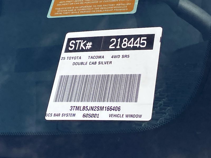 New 2025 Toyota Tacoma SR5Image 21