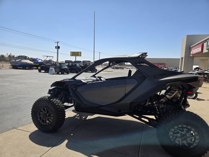 2025 Can-Am MAVERICK R X RS WITH SMARTSHOX 999T DCT TRIPLE BLACKImage 3