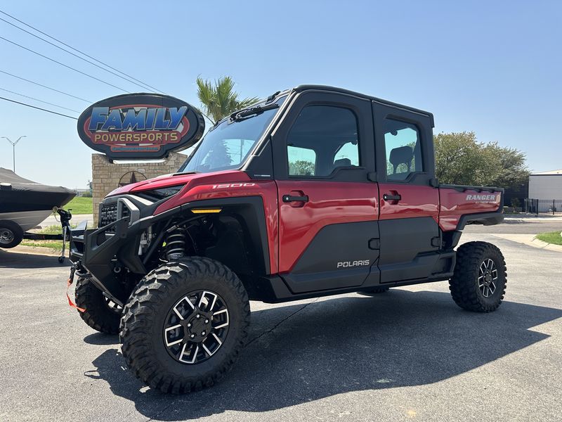 2024 Polaris RANGER CREW XD 1500 NORTHSTAR PREMIUM SUNSET REDImage 1