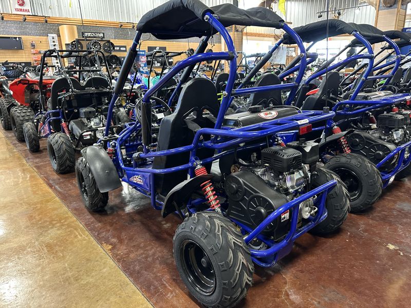 2023 TRAILMASTER MID XRXR BLUE  in a BLUE exterior color. Family PowerSports (877) 886-1997 familypowersports.com 