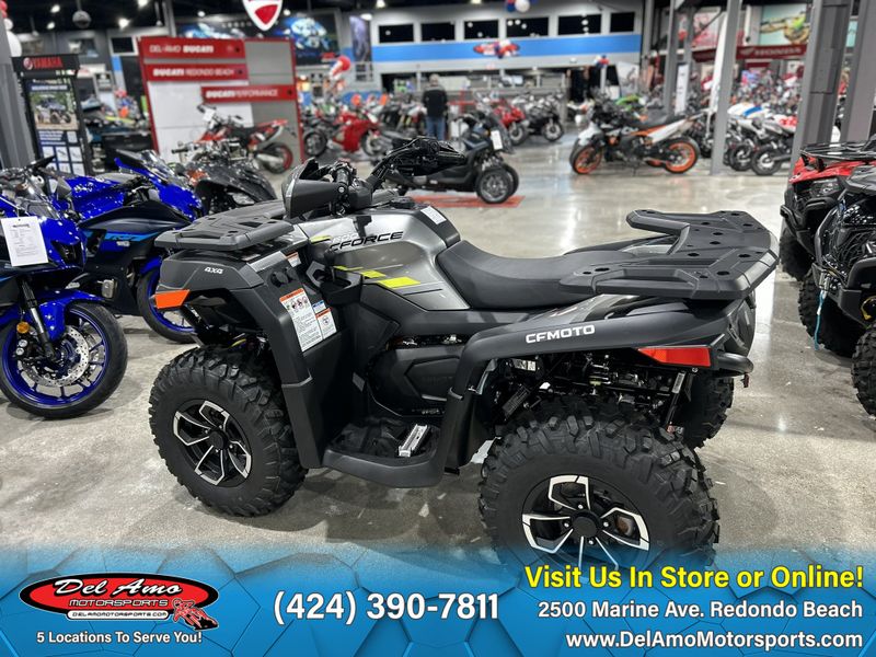 2024 CFMOTO CF600AU-3SA  in a VELOCITY GREY exterior color. Del Amo Motorsports of Redondo Beach (424) 304-1660 delamomotorsports.com 