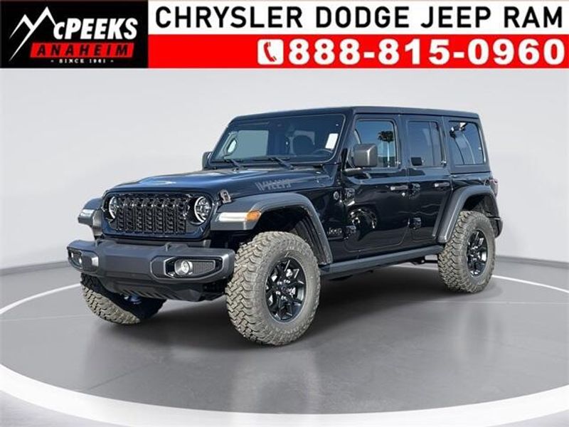 New 2025 Jeep Wrangler 4-door WillysImage 1