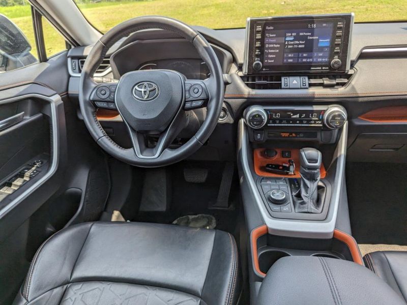 2021 Toyota RAV4 Adventure in a GRAY exterior color. Johnson Dodge 601-693-6343 pixelmotiondemo.com 