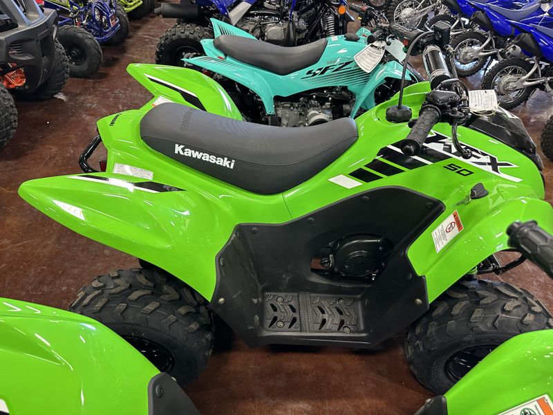 2025 Kawasaki KFX 50 LIME GREENImage 7