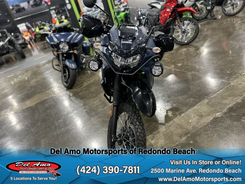 2024 Kawasaki KL650HRFAL-BU1  in a METALLIC MATTE TWILIGHT BLUE exterior color. Del Amo Motorsports of Redondo Beach (424) 304-1660 delamomotorsports.com 