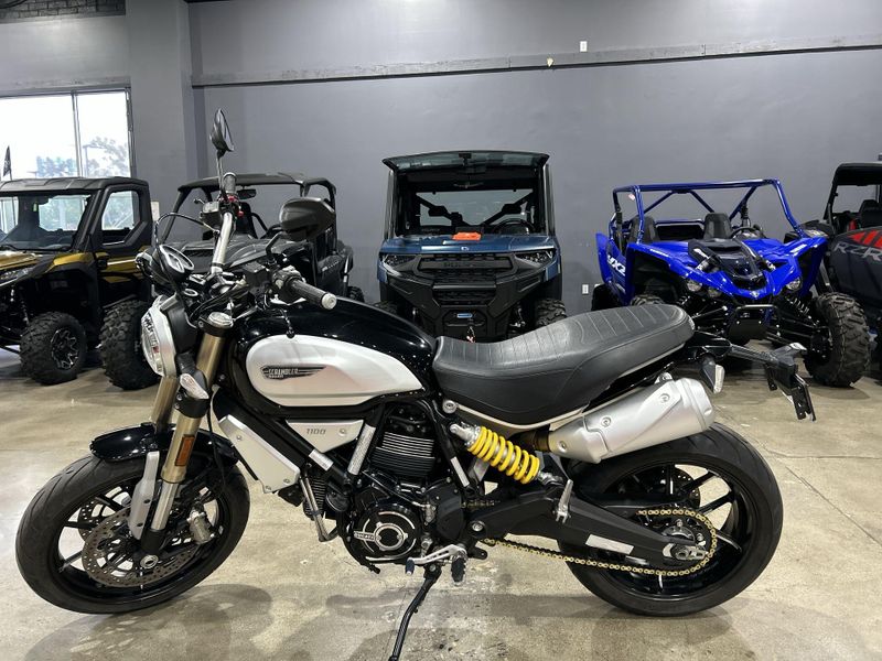 2018 Ducati SCRAMBLER 1100 SPORT  in a BLACK exterior color. Del Amo Motorsports of Redondo Beach (424) 390-7811 delamomotorsports.com 