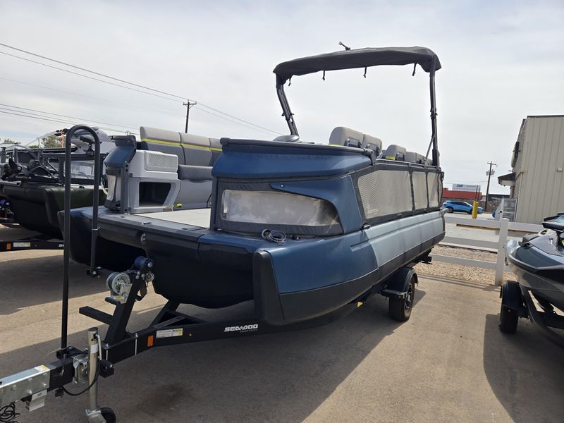 NEW 2026 SEADOO SWITCH CRUISE LIMITED 21 300HP DOUBLE BIMINI WITH GALVANIZED TRAILER Image 2