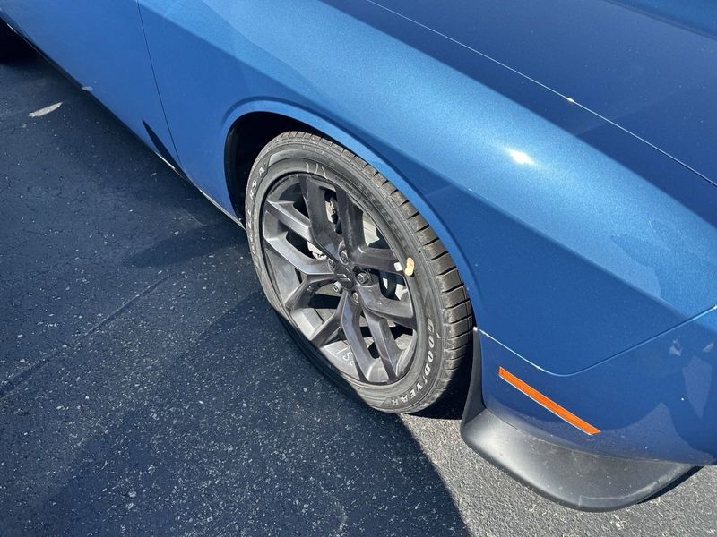 2023 Dodge Challenger Gt in a Frostbite exterior color and Blackinterior. Gupton Motors Inc 615-384-2886 guptonmotors.com 