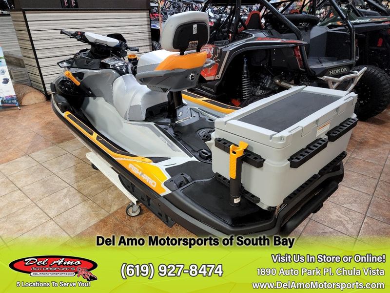 2024 Sea-Doo 19RG  in a SHARK GREY / ORANGE CRUSH exterior color. Del Amo Motorsports of South Bay (619) 547-1937 delamomotorsports.com 