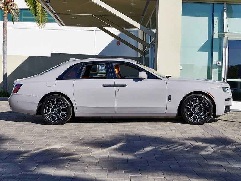 2024 Rolls-Royce Ghost  in a Grey exterior color and Mandarininterior. SHELLY AUTOMOTIVE shellyautomotive.com 