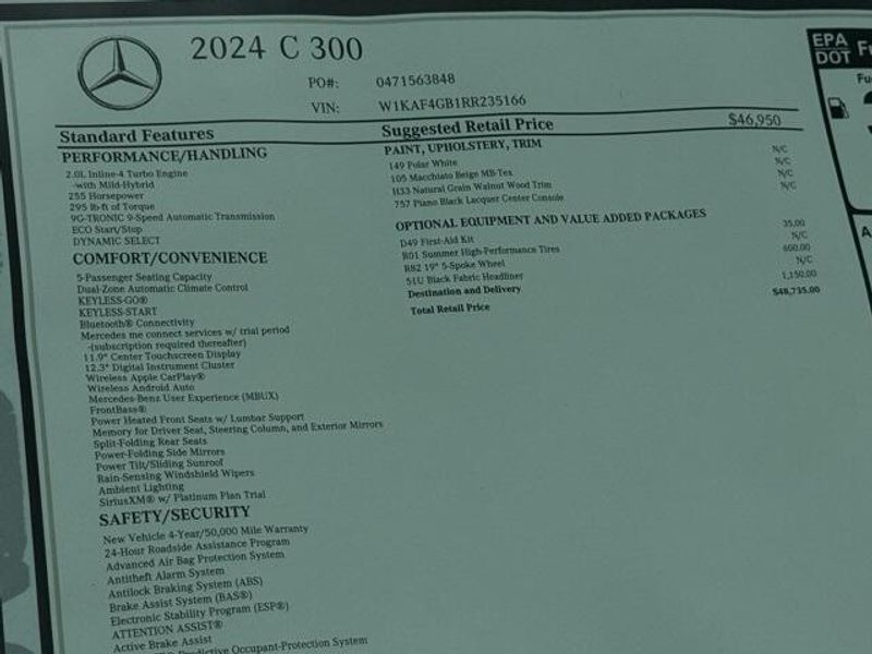 2024 Mercedes-Benz C-Class C 300Image 21