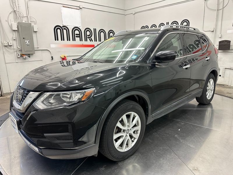 2020 Nissan Rogue SV in a Magnetic Black Pearl exterior color and Charcoalinterior. Marina Auto Group (855) 564-8688 marinaautogroup.com 