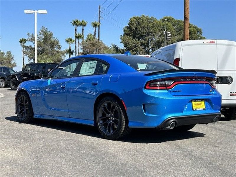 2023 Dodge Charger Scat Pack in a B5 Blue exterior color and Blackinterior. McPeek