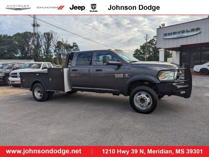 2018 RAM 4500 Chassis Tradesman in a Granite Crystal Metallic Clear Coat exterior color and Diesel Gray/Blackinterior. Johnson Dodge 601-693-6343 pixelmotiondemo.com 